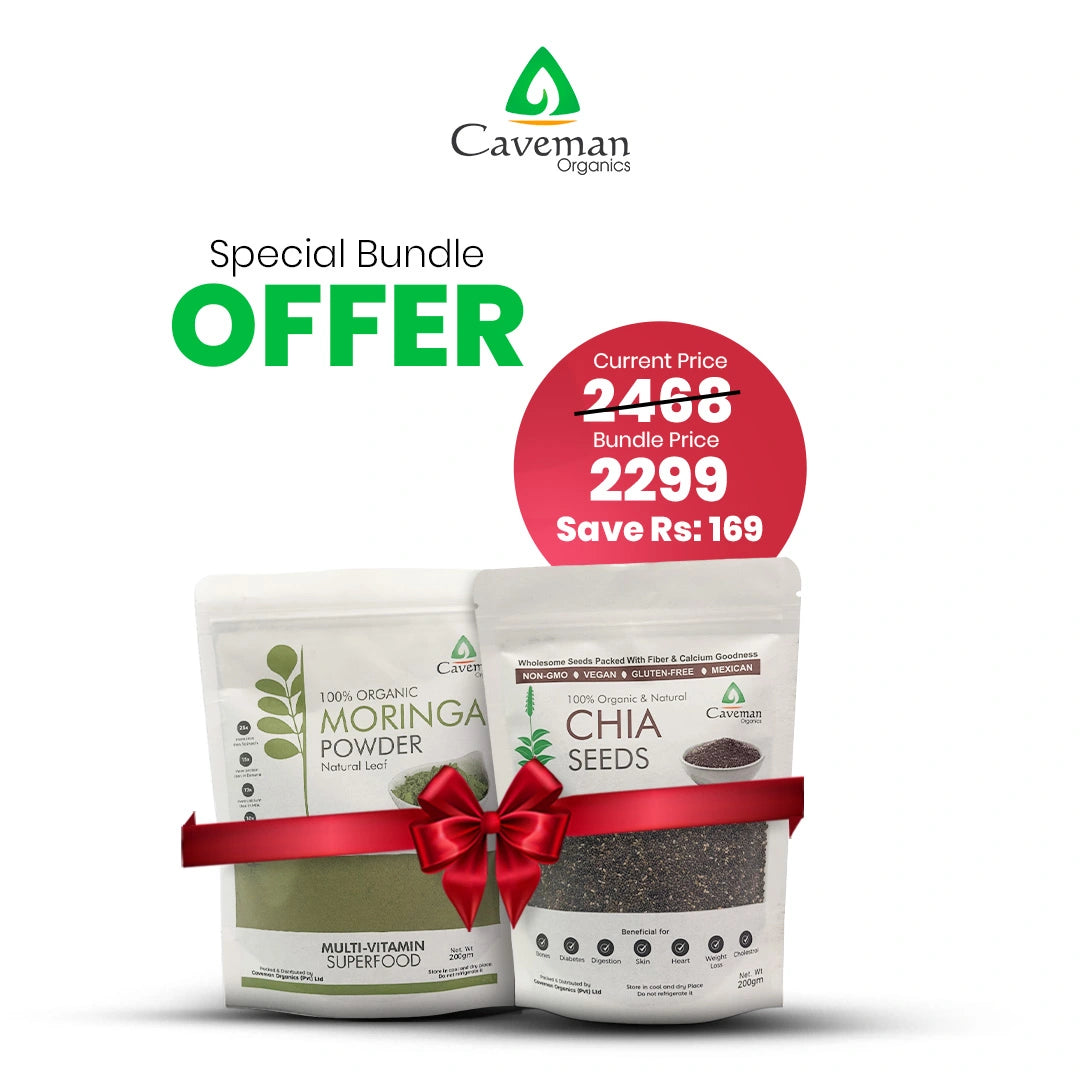 Power Duo – Moringa Powder + Chia Seeds Bundle