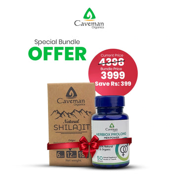 🔥 Ultimate Men’s Power Bundle – Shilajit + Herbiox Prolong 🔥